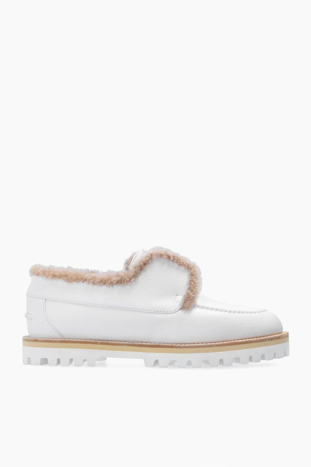 Shoes with fur lining