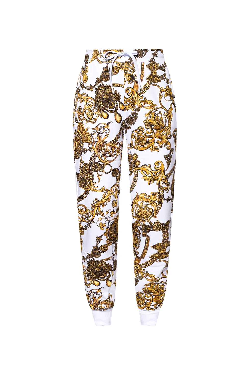 WHITE Printed sweatpants