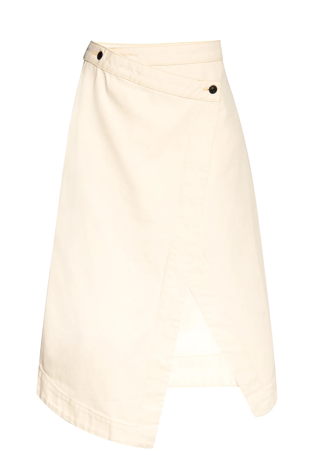 cream ‘Kenya’ asymmetrical skirt