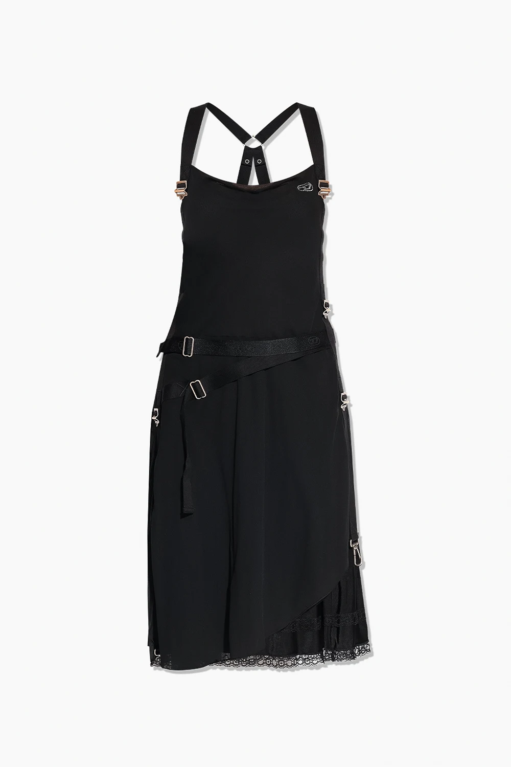 BLACK ‘D-LEILANI’ chiffon dress