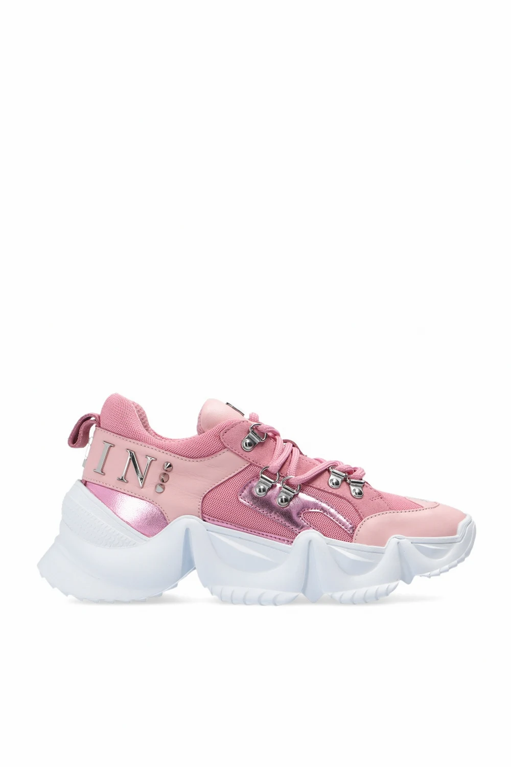 PINK 'Runner' sneakers with logo