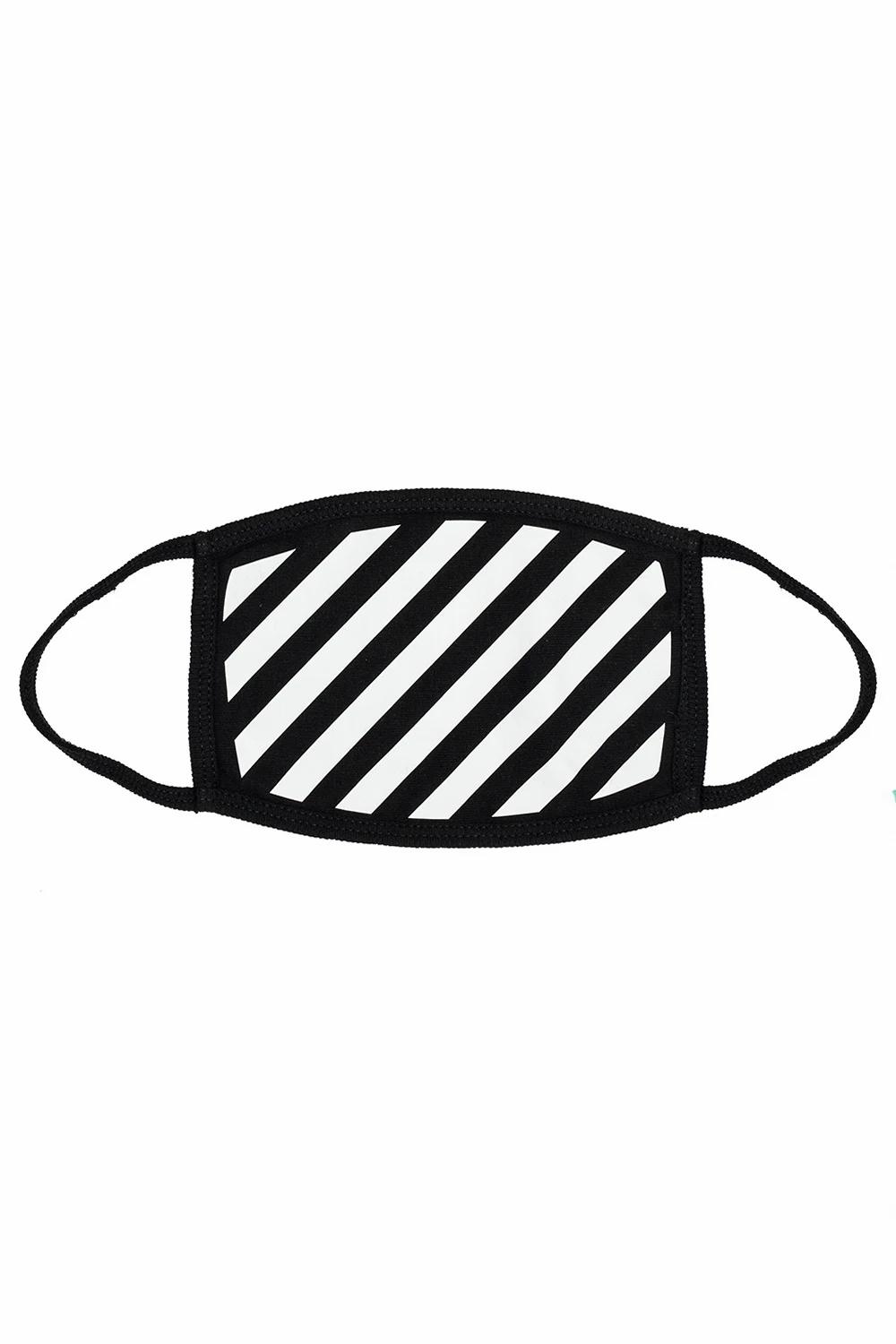 BLACK Printed face mask