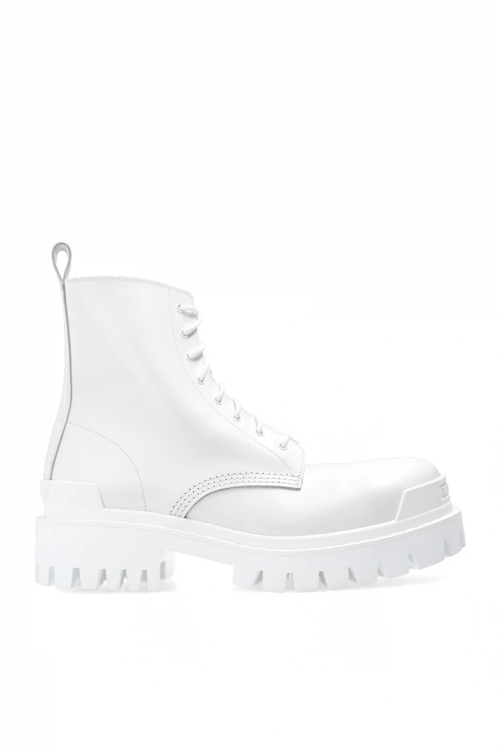 'Strike' leather boots