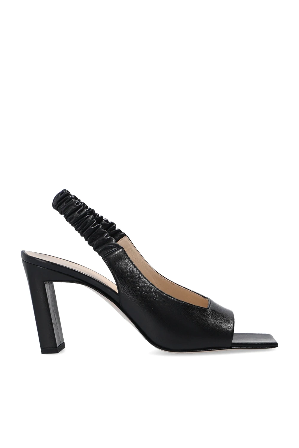 BLACK ‘Isa’ heeled sandals