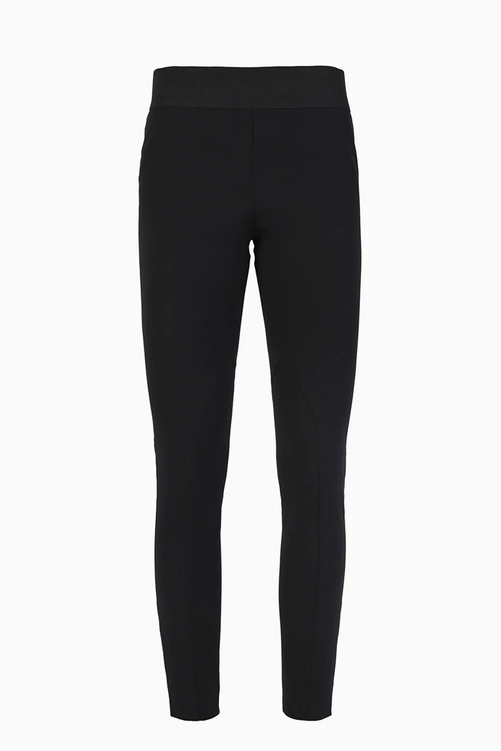 BLACK Elastic waist trousers