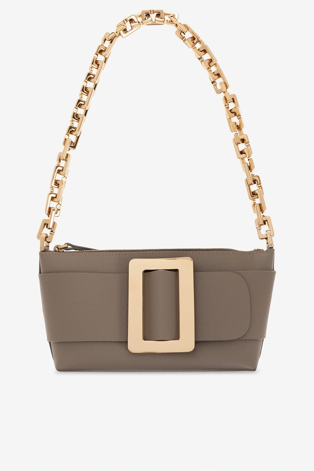 GREY ‘Buckle’ leather shoulder bag