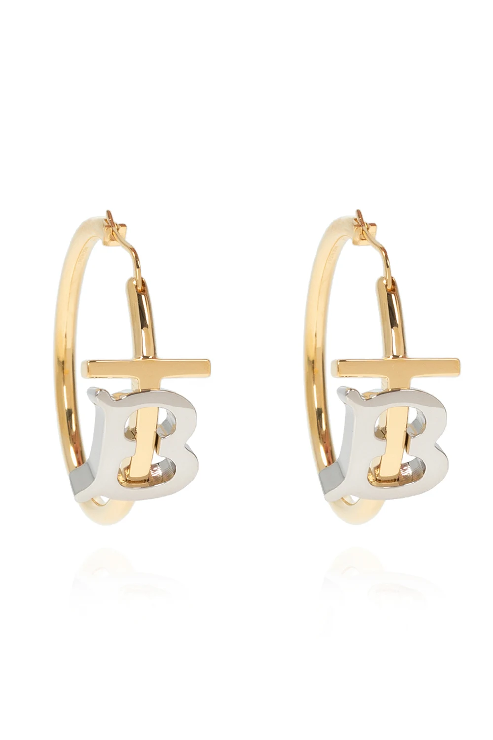 GOLD Earrings with logo
