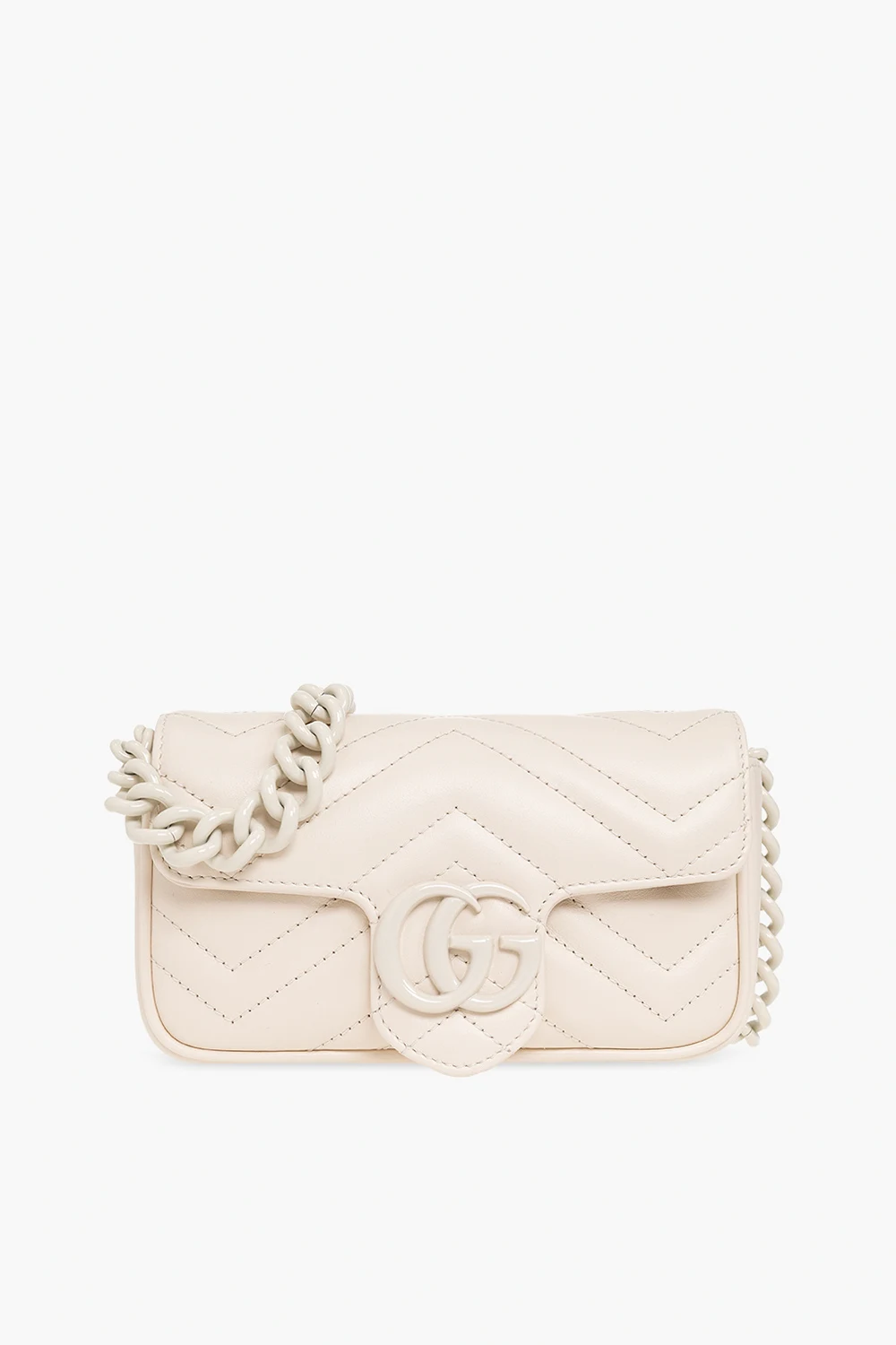 cream ‘GG Marmont 2.0’ belt bag