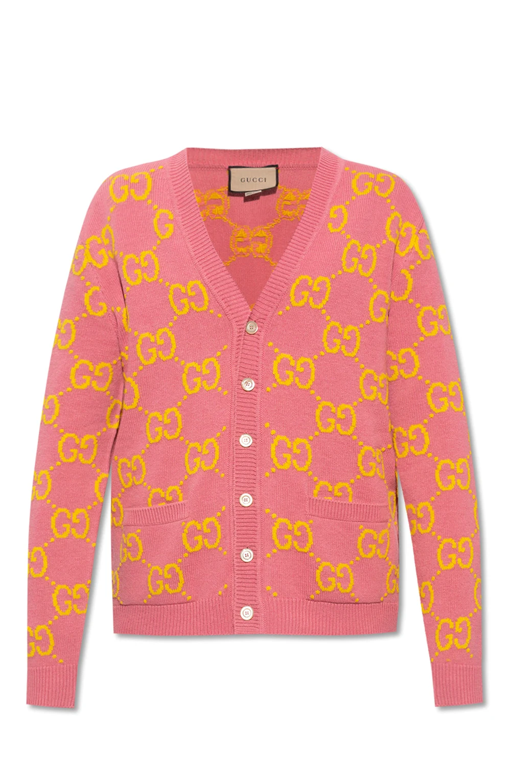 PINK Cardigan with ‘GG’ monogram