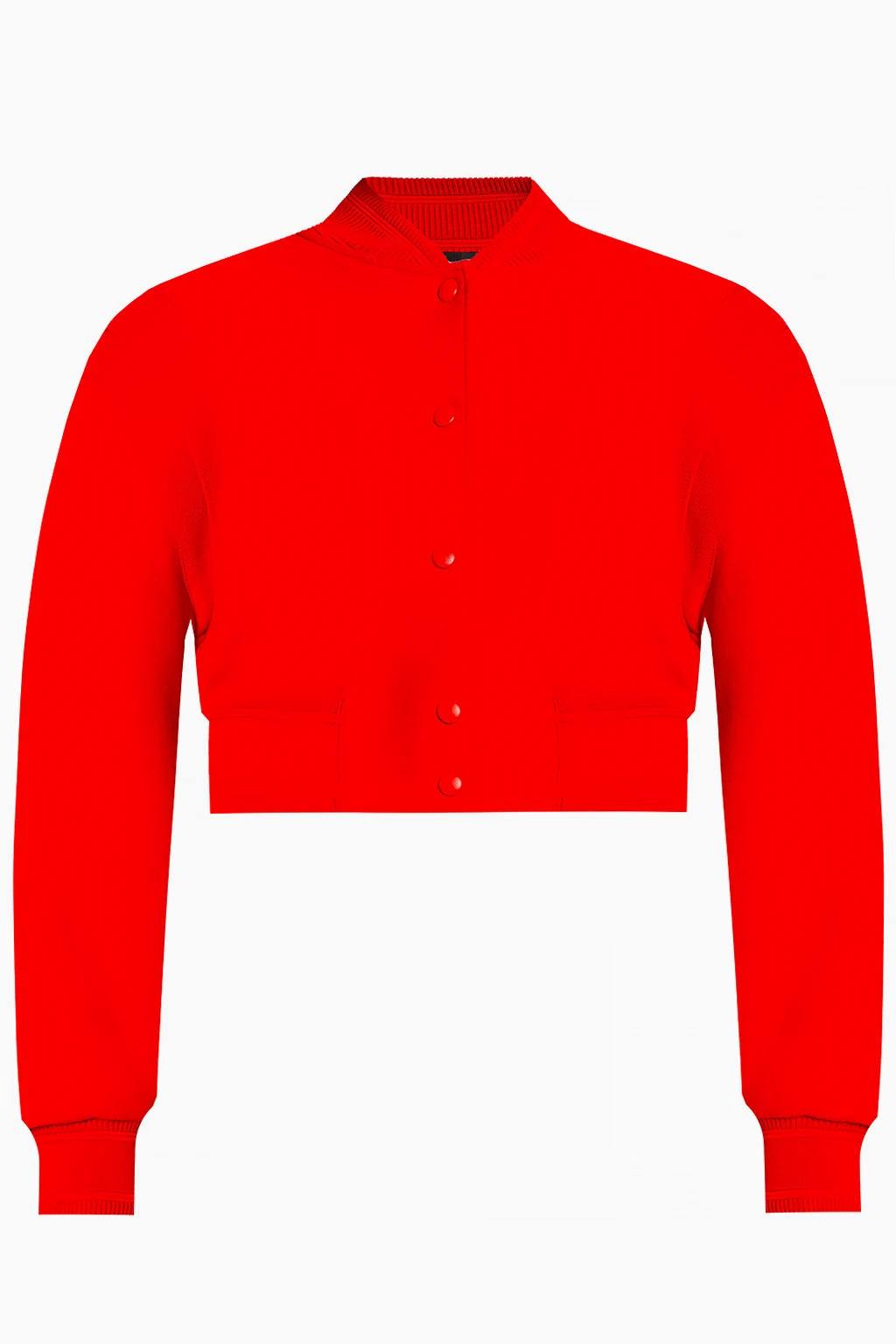Cropped bomber jacket