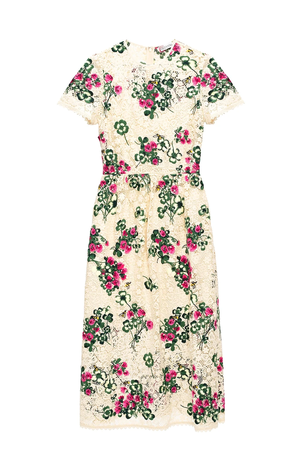 Embroidered lace dress