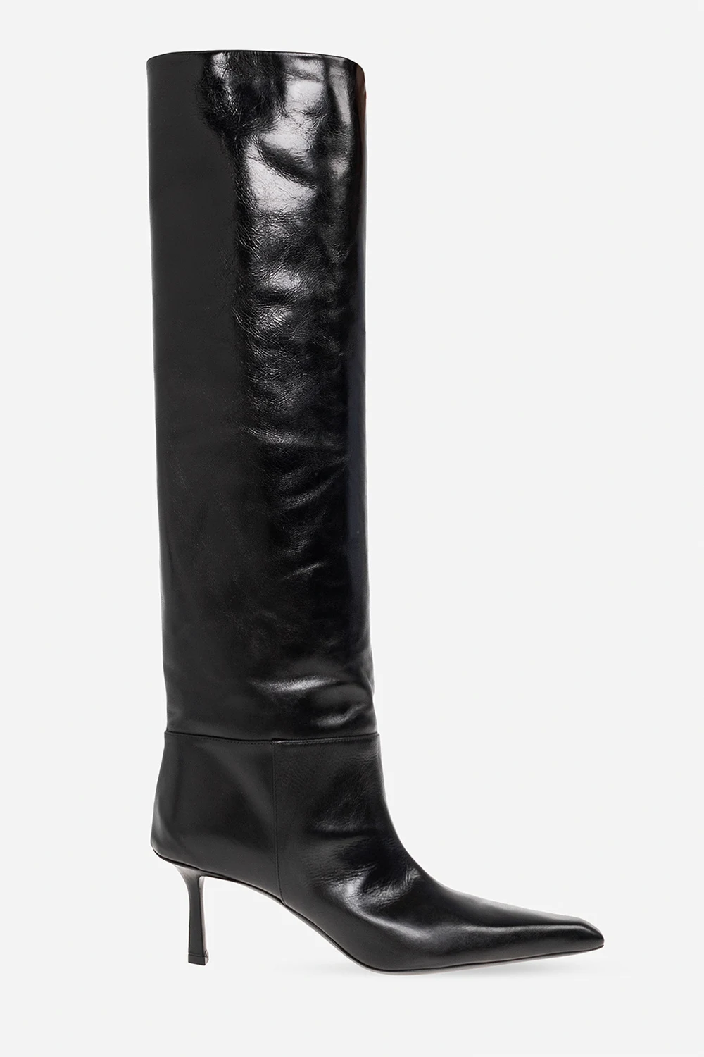 BLACK ‘Viola’ heeled boots