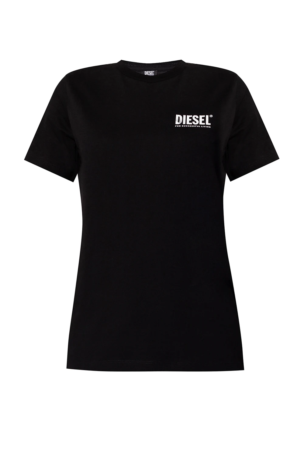 BLACK T-shirt with logo