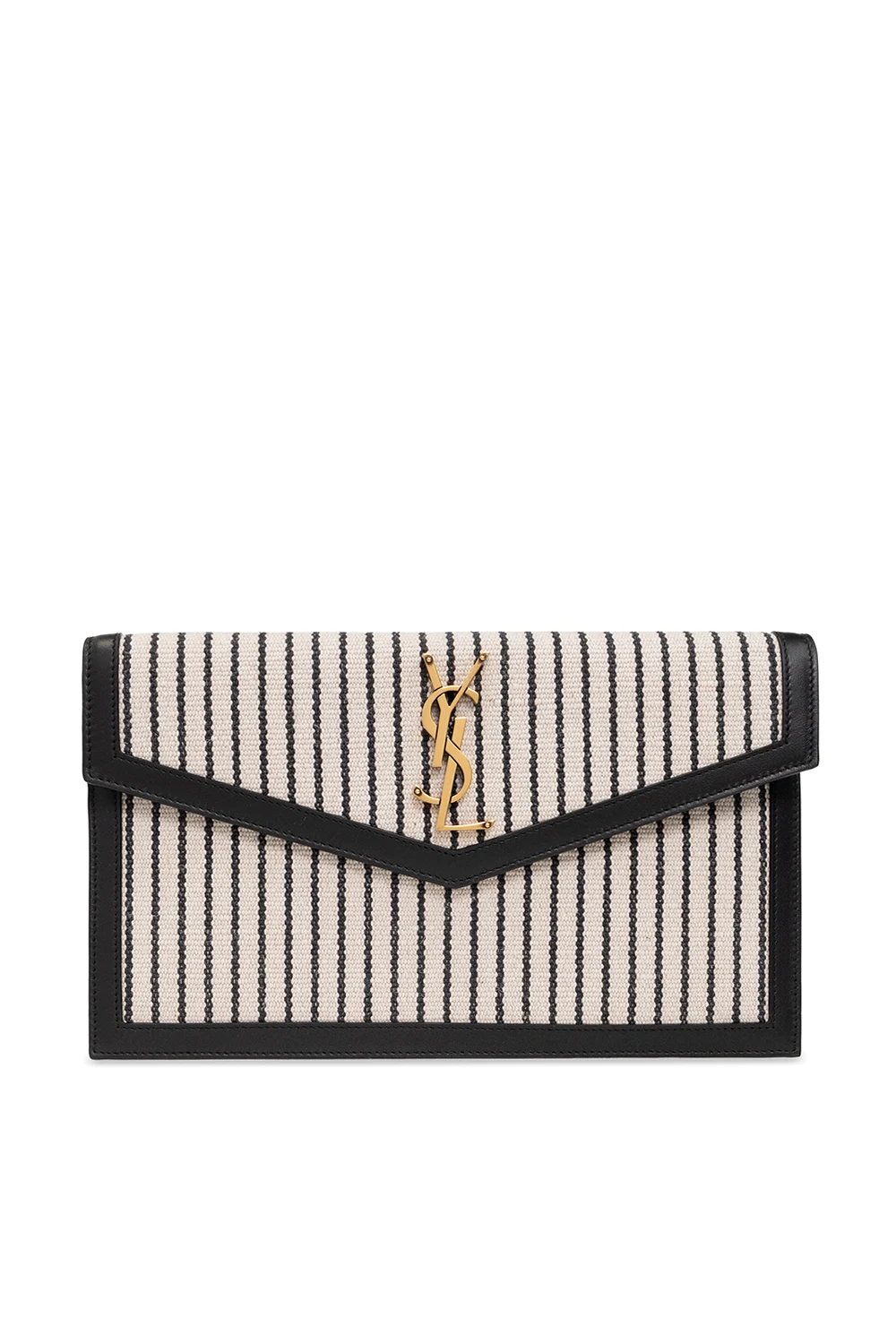 ‘Uptown Small’ clutch with logo