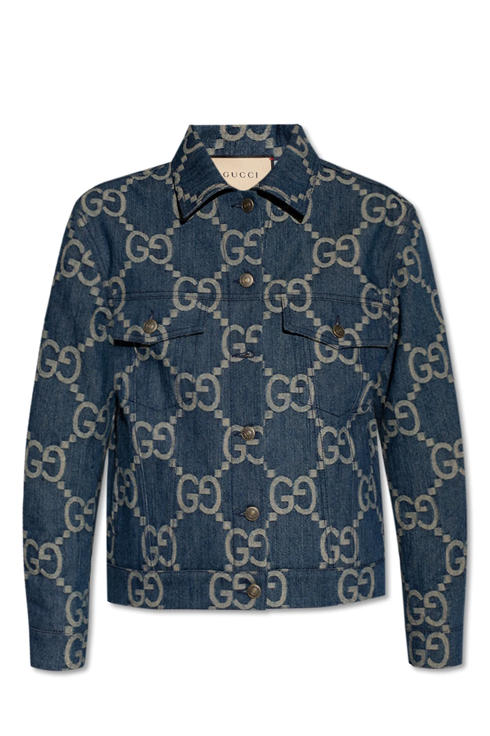 Jeansowa kurtka z monogramem