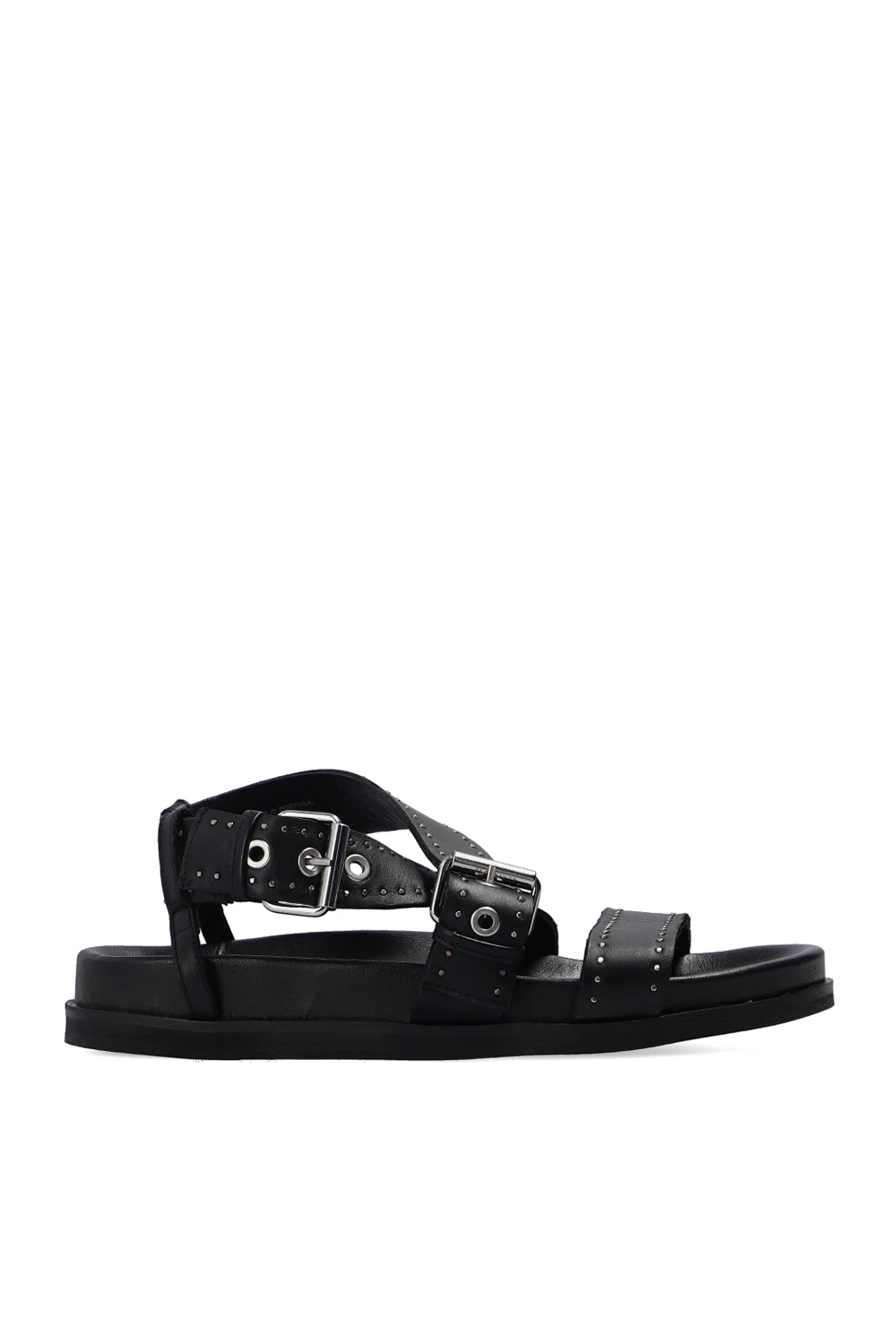 BLACK ‘Nina’ leather sandals
