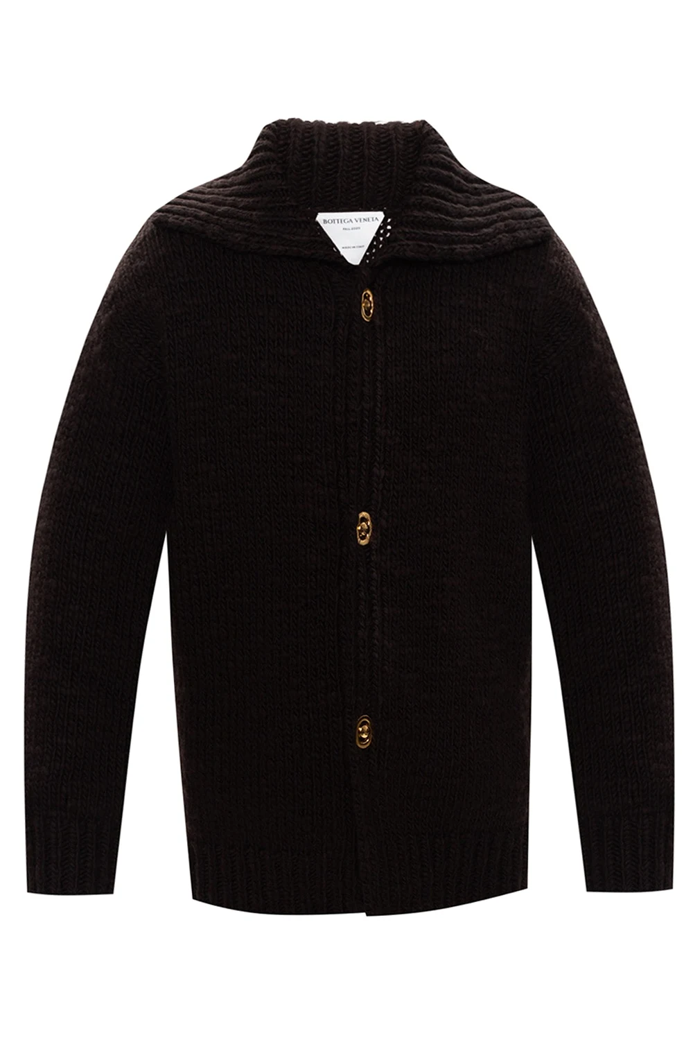 BROWN Knitted cardigan