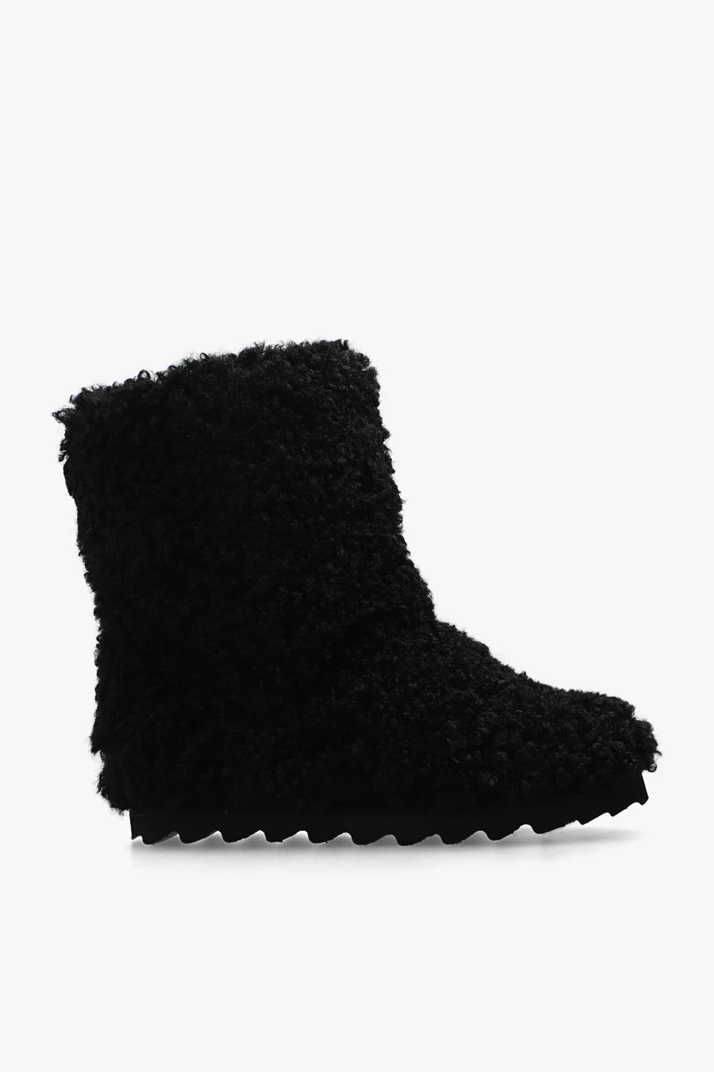 Faux-fur ankle boots