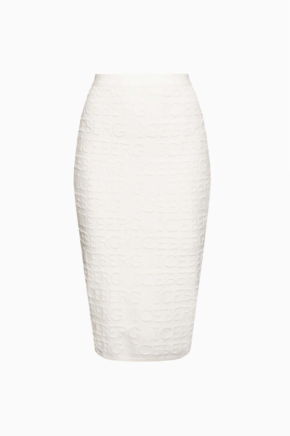 WHITE Skirt with logo