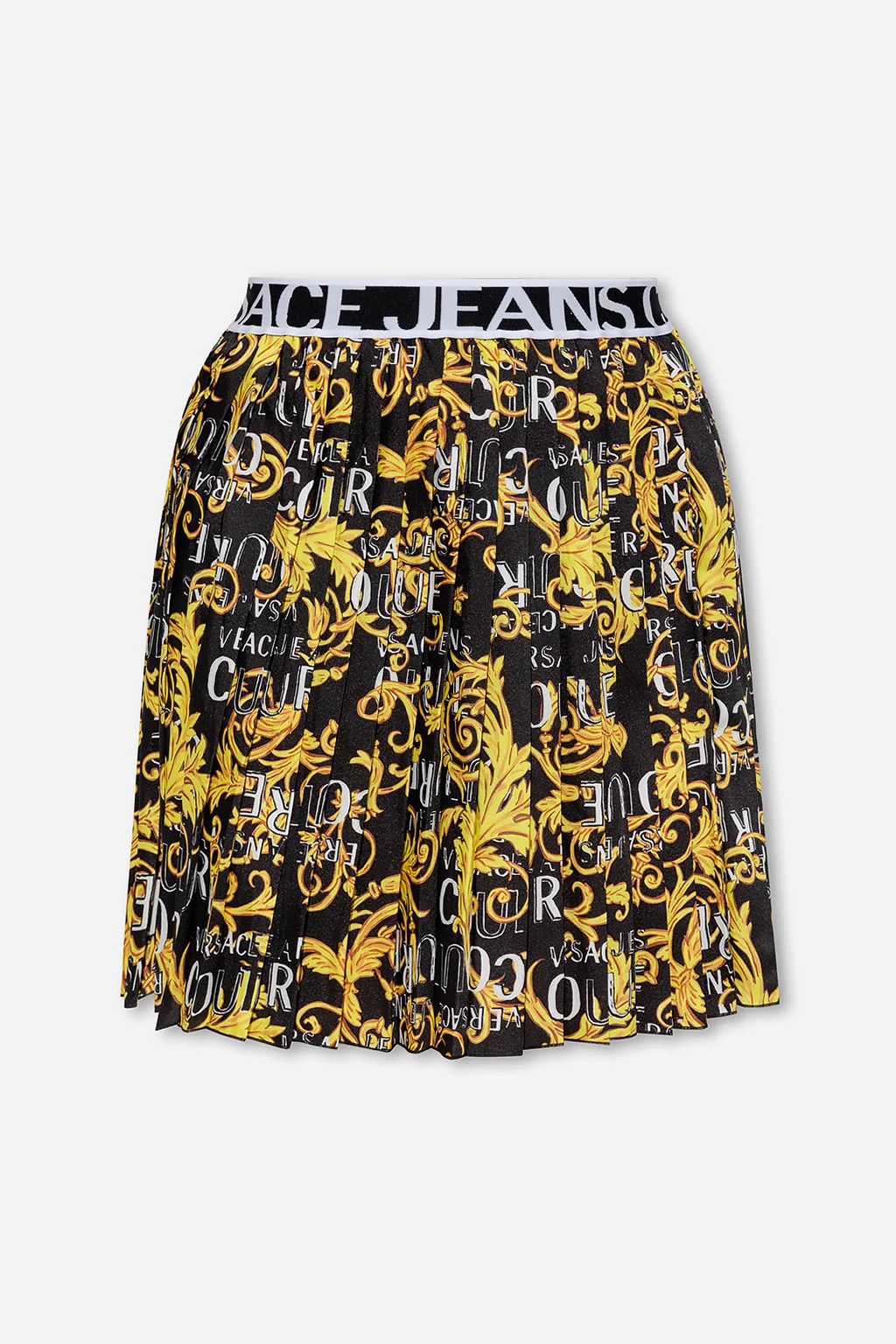 BLACK Pleated skirt