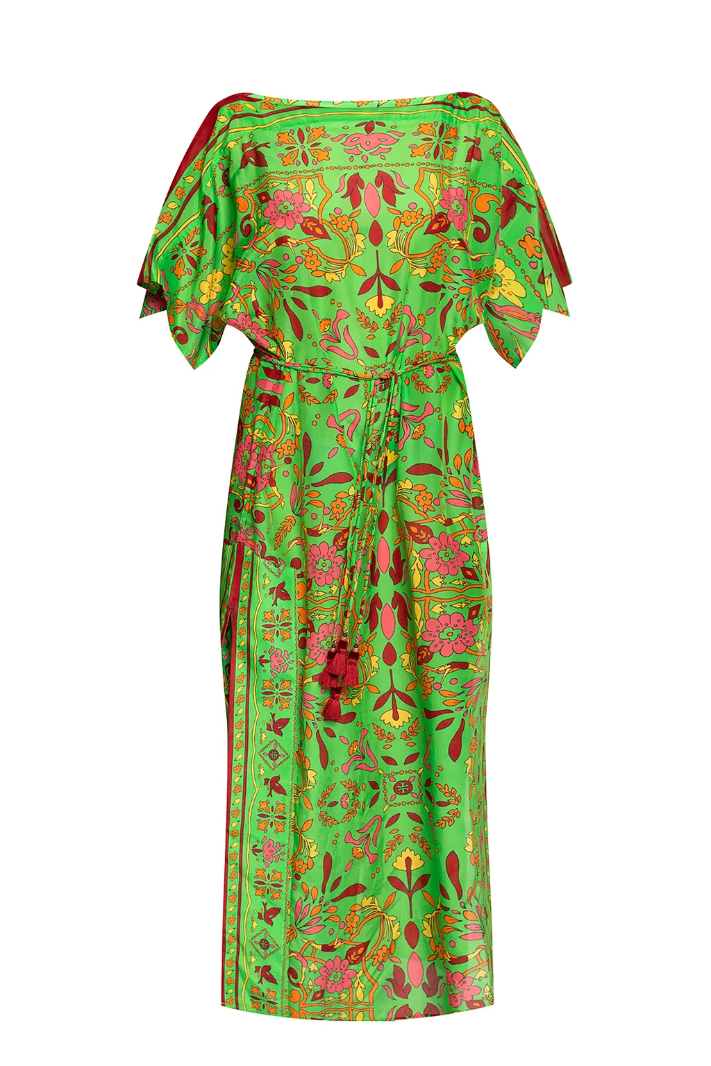 Kaftan z folkowym nadrukiem