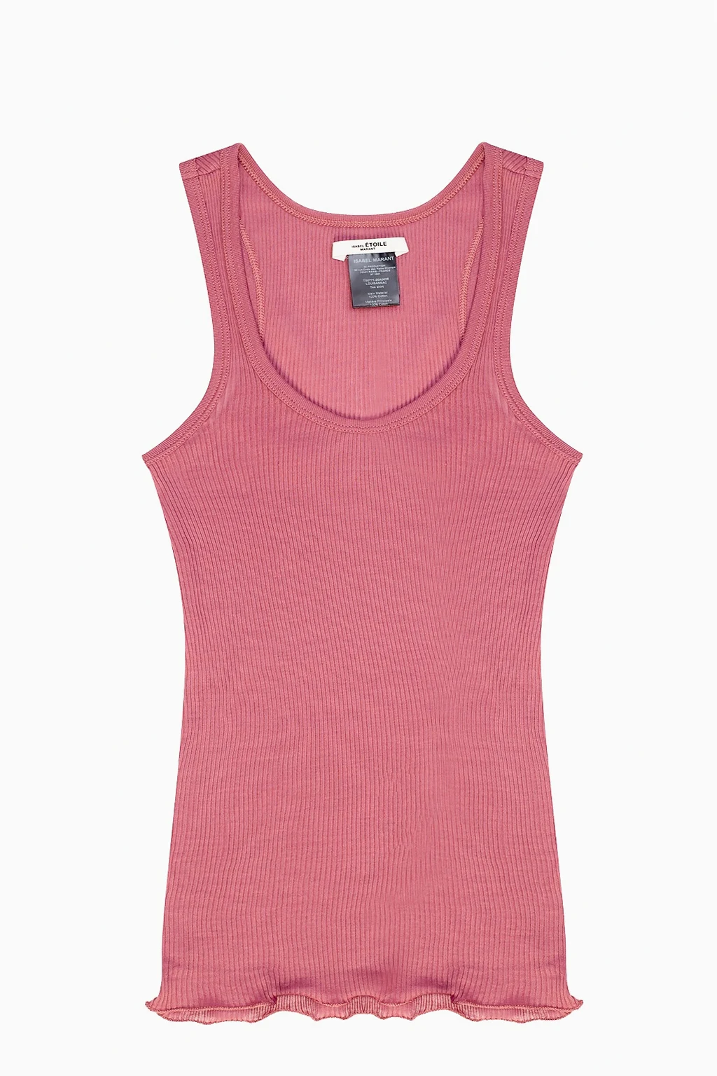 Ribbed slip top