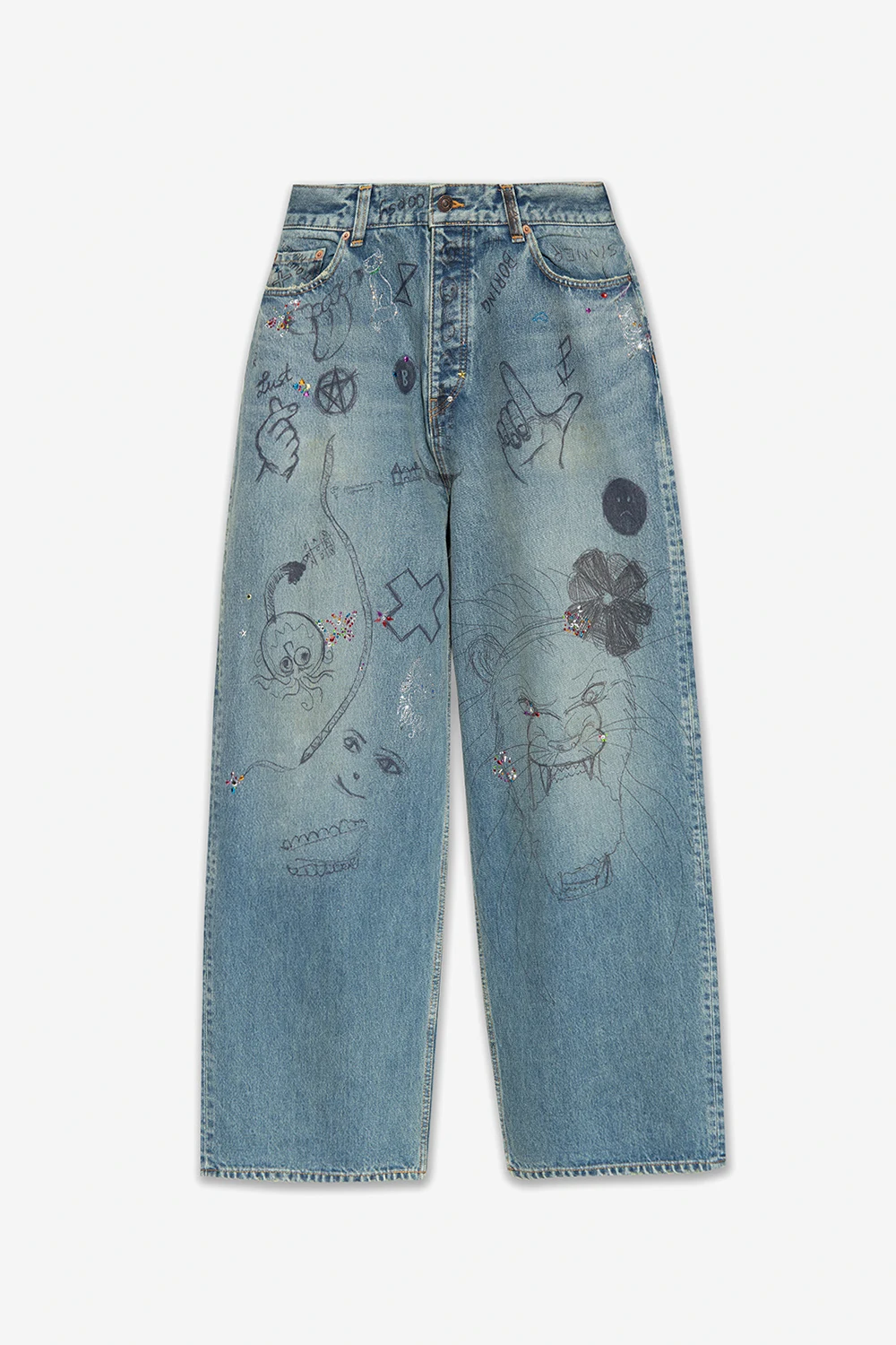 Jeansy typu ‘baggy’