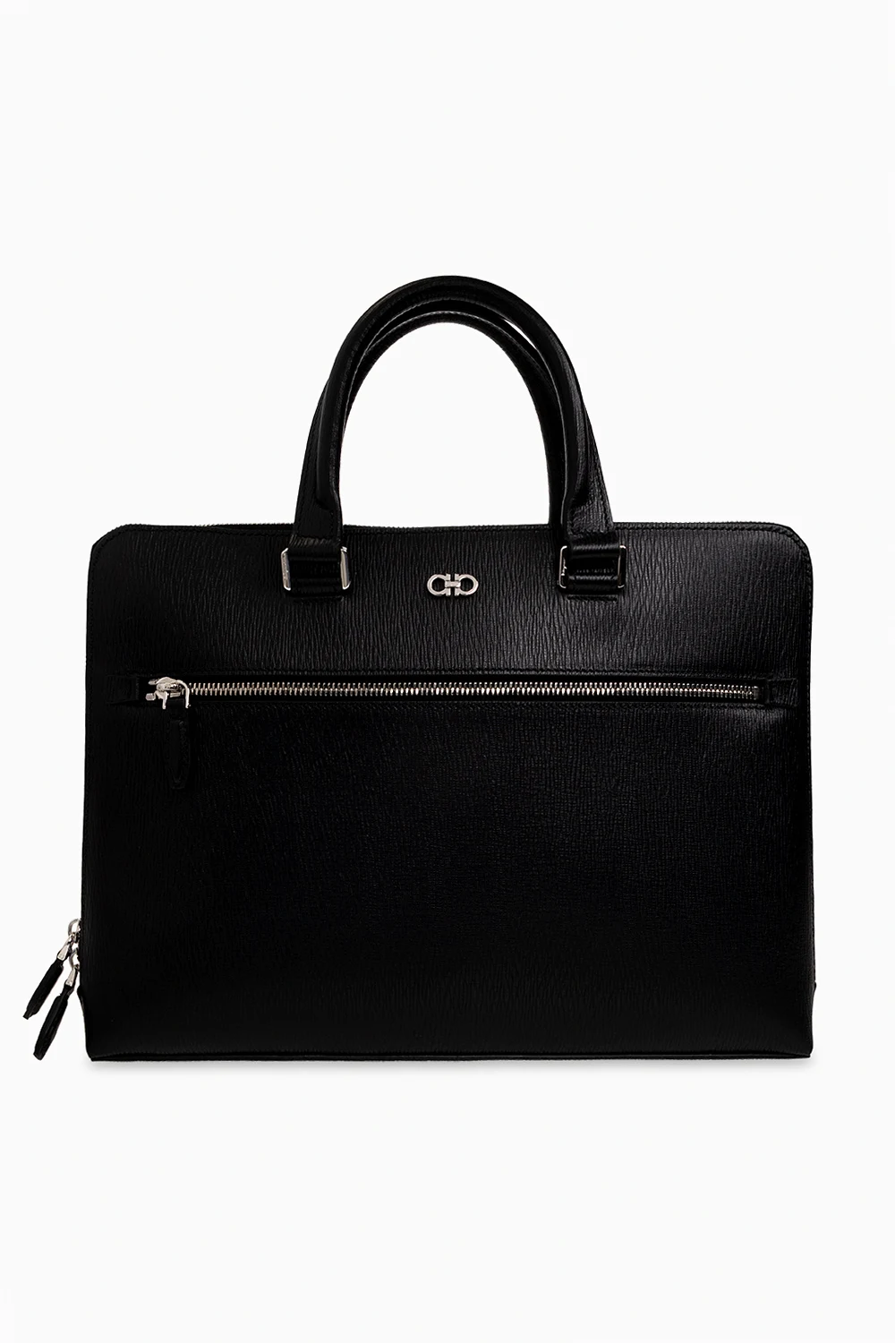 Skórzana aktówka z logo