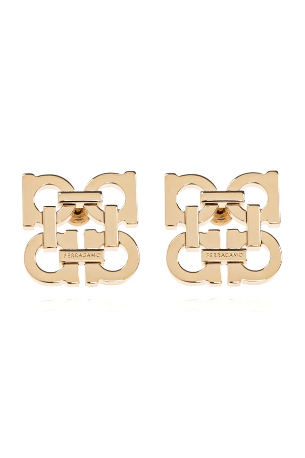 GOLD Ohrringe in Logoform