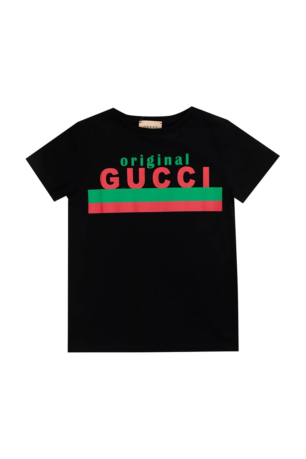 BLACK T-shirt with logo