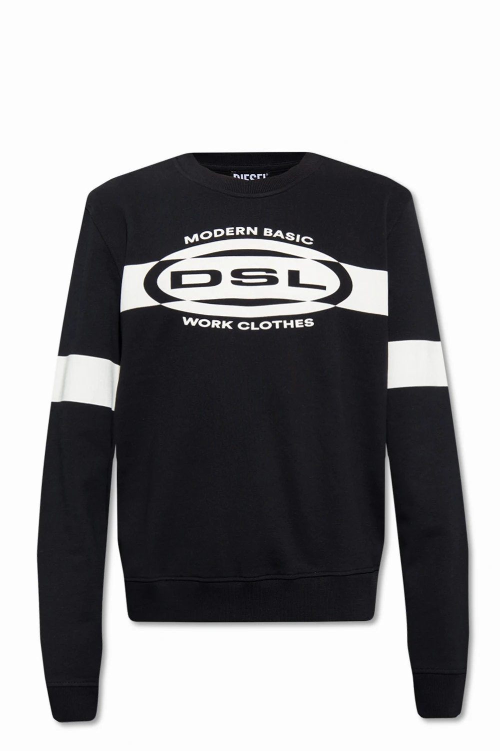 BLACK 'S-GINN-HS2'  sweatshirt with logo