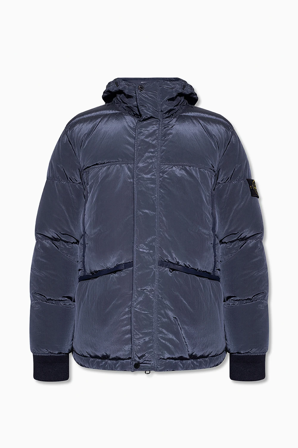 Hooded down jacket
