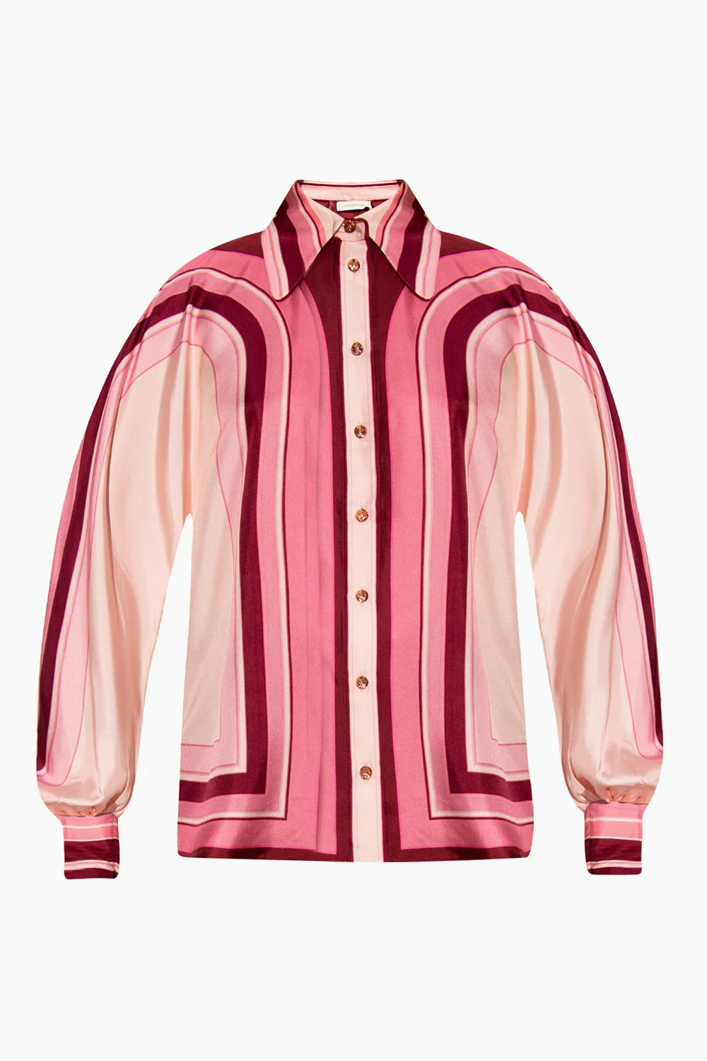 Striped silk shirt