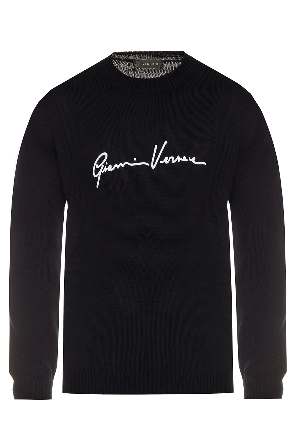 BLACK Sweater with logo