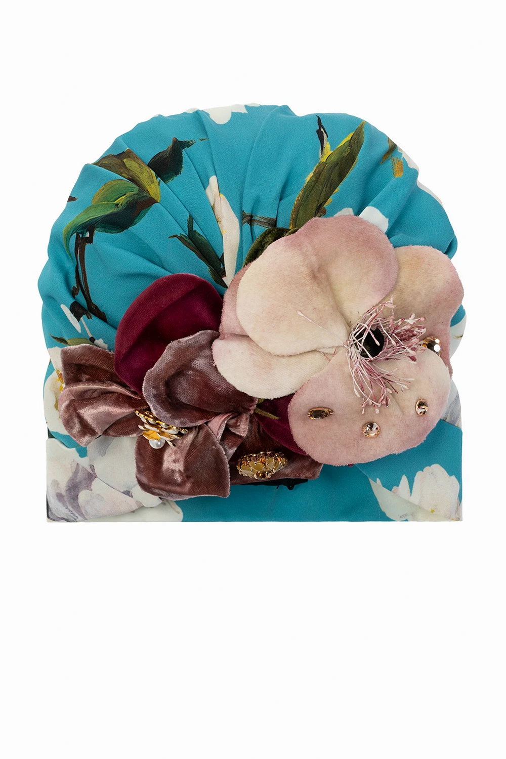 Floral-motif turban