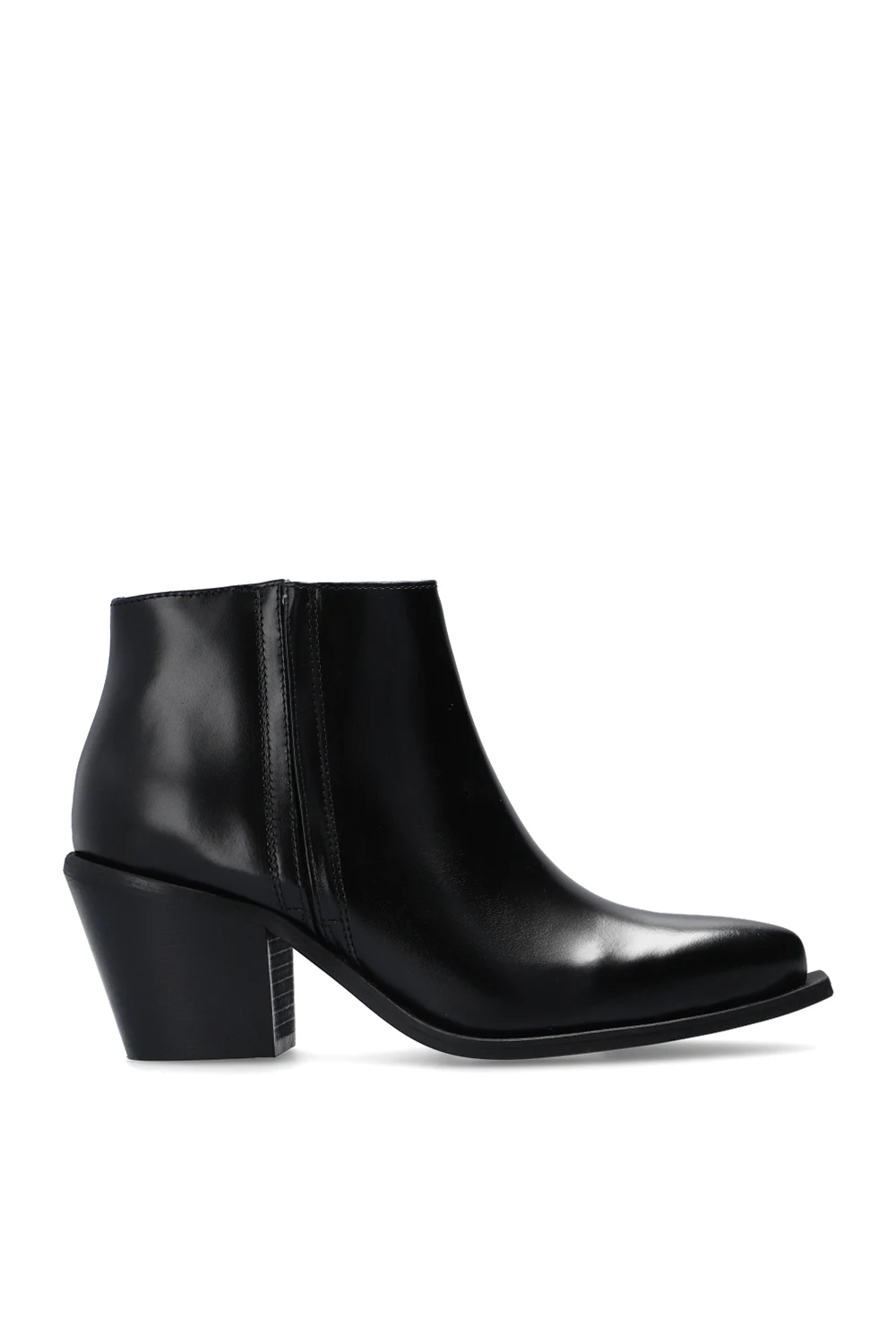 BLACK Heeled ankle boots