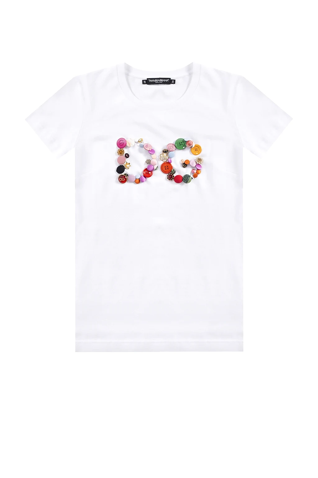 WHITE Appliquéd T-shirt