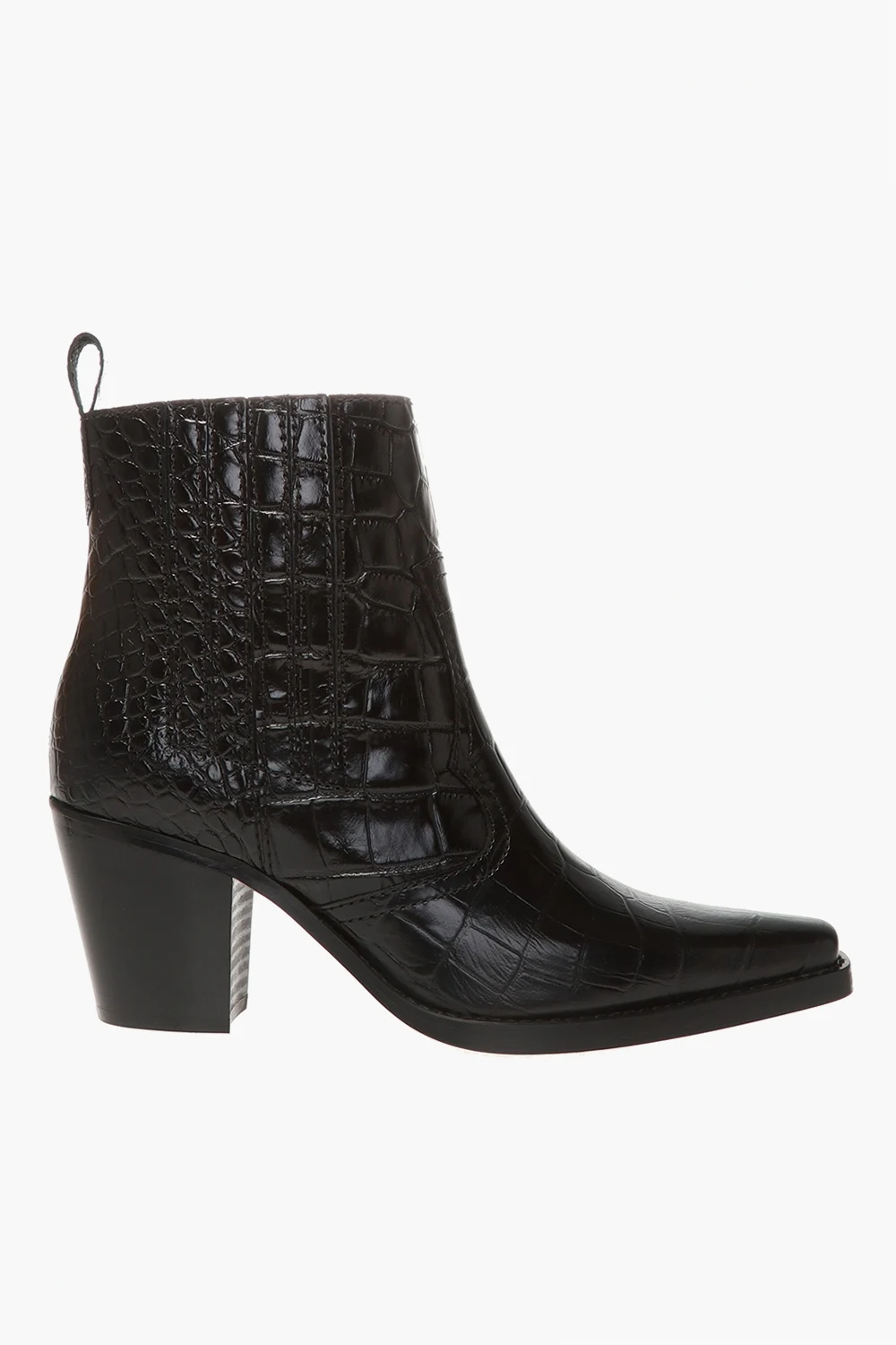 Leather ankle boots