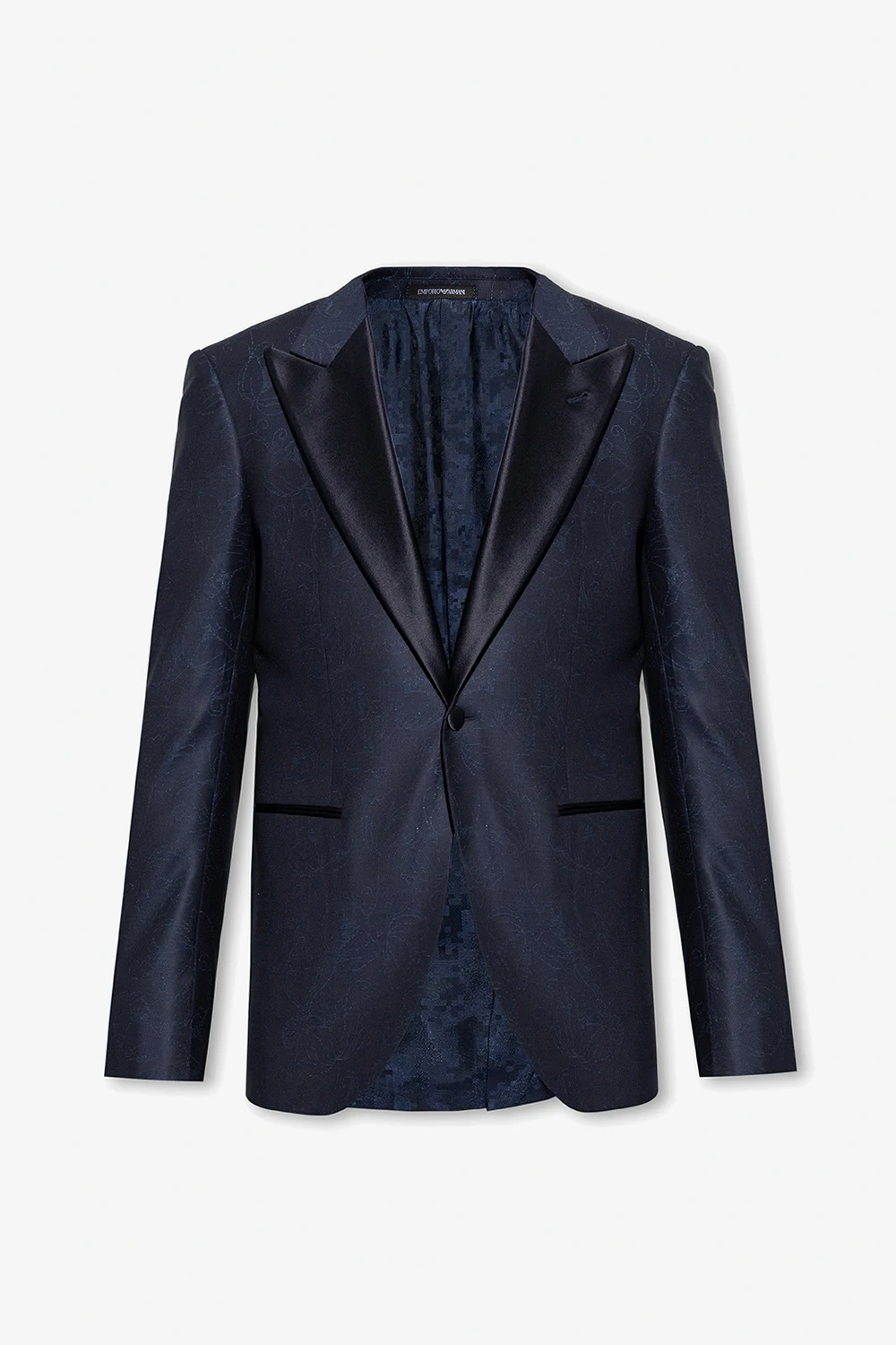 Blazer with jacquard pattern