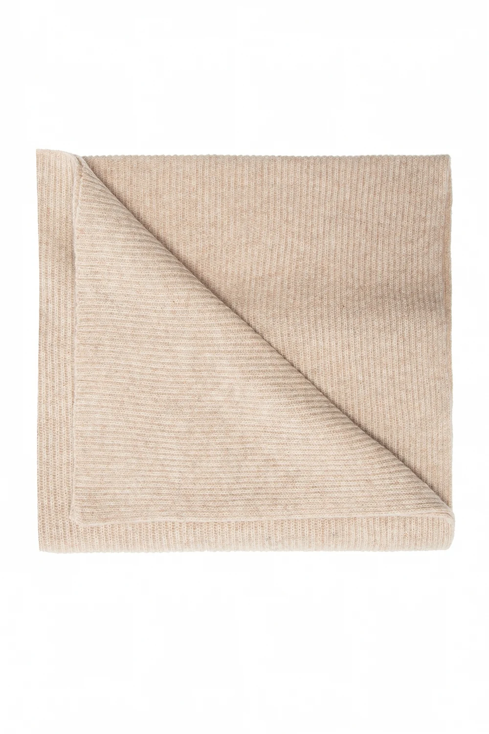 beige Knitted scarf
