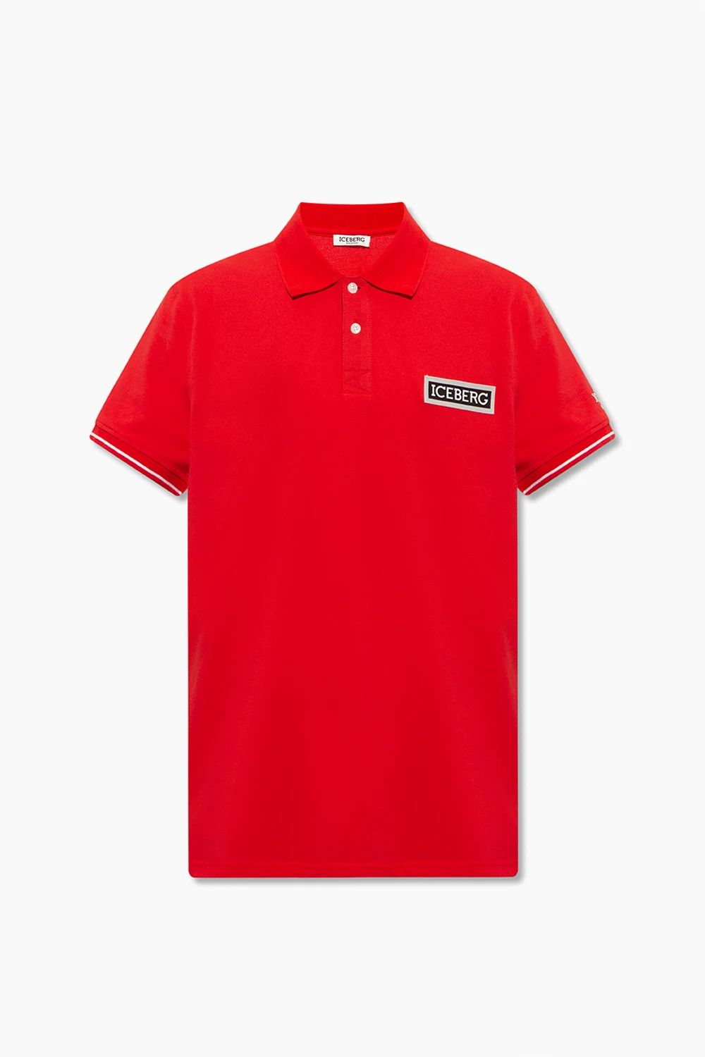 RED Polo shirt with logo