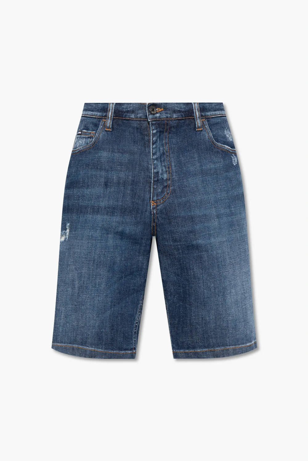 NAVY BLUE Denim shorts