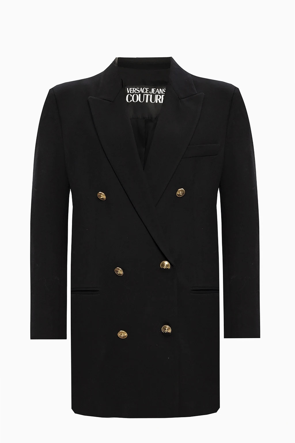 BLACK Double-breasted blazer