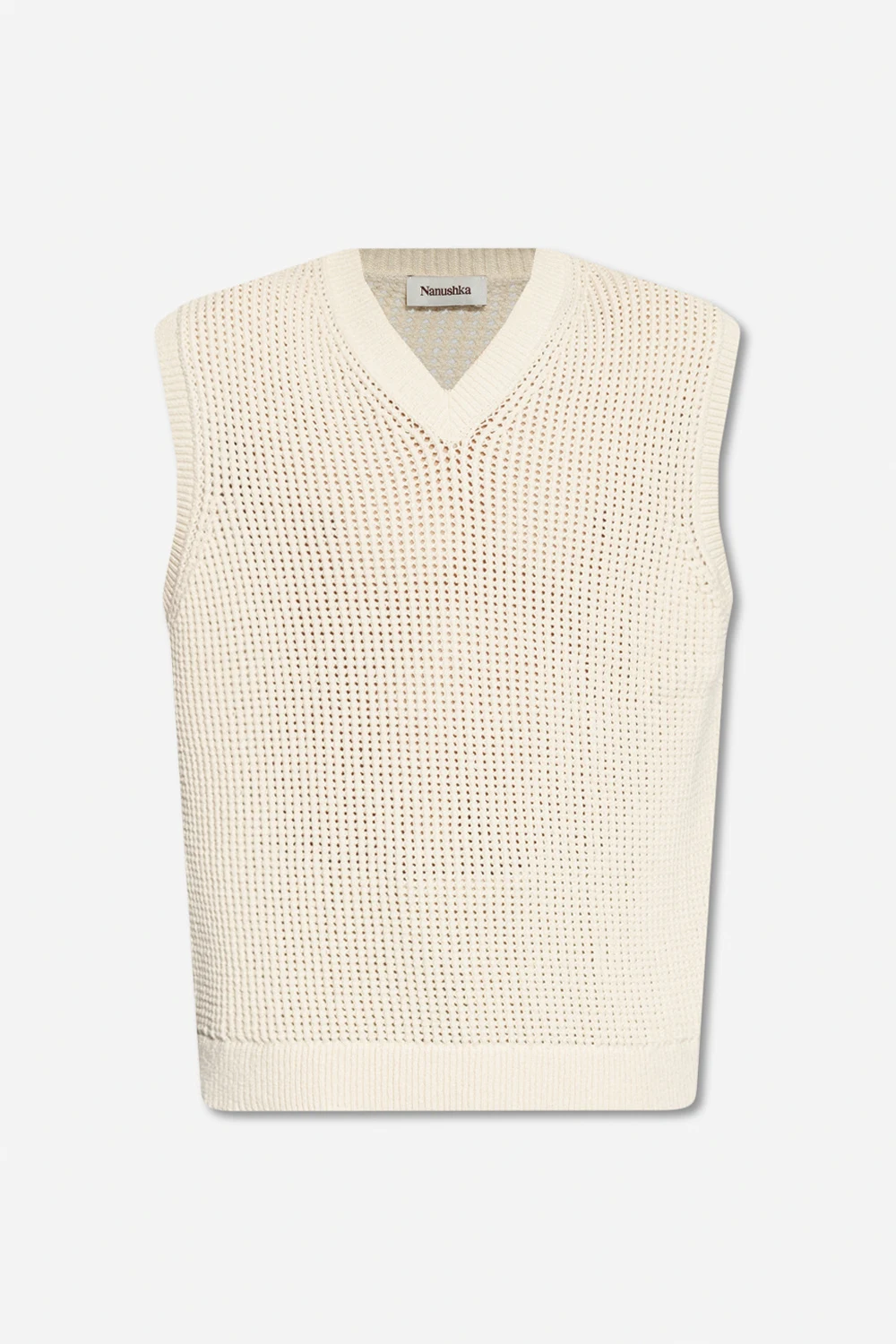 cream ‘Zebe’ vest
