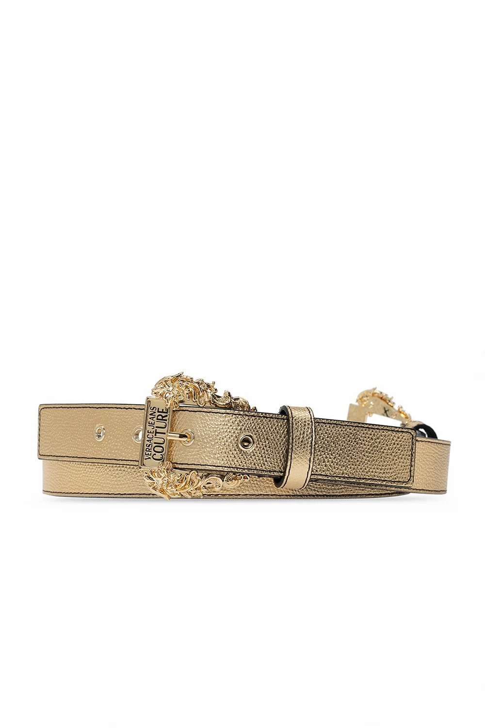 GOLD Double-buckle belt