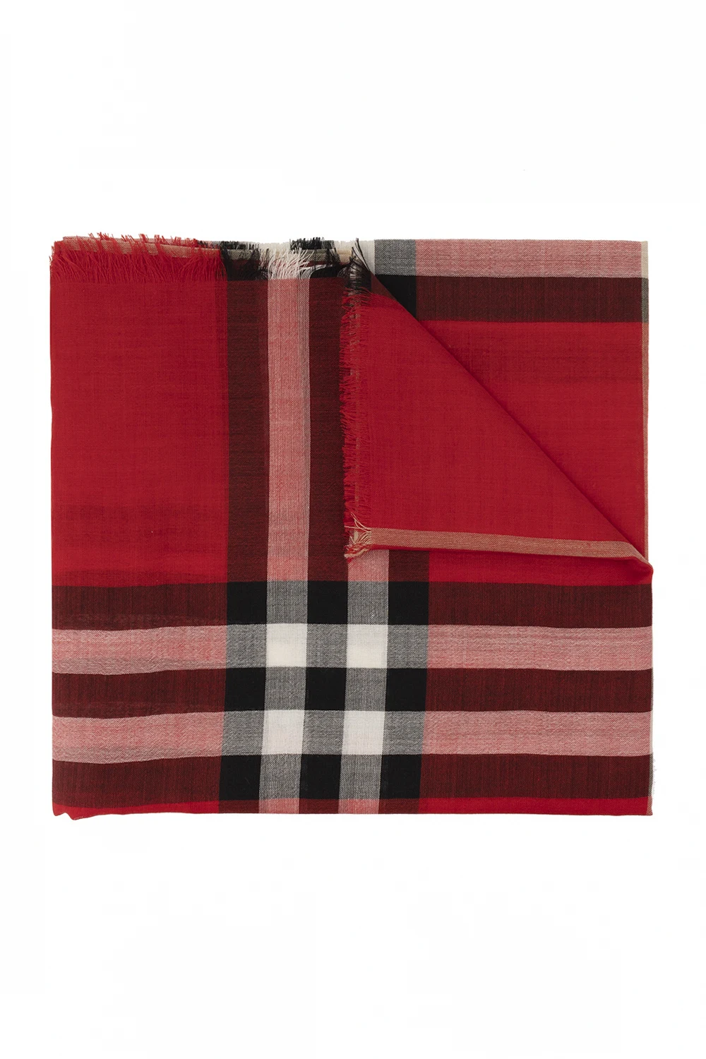 Checked scarf