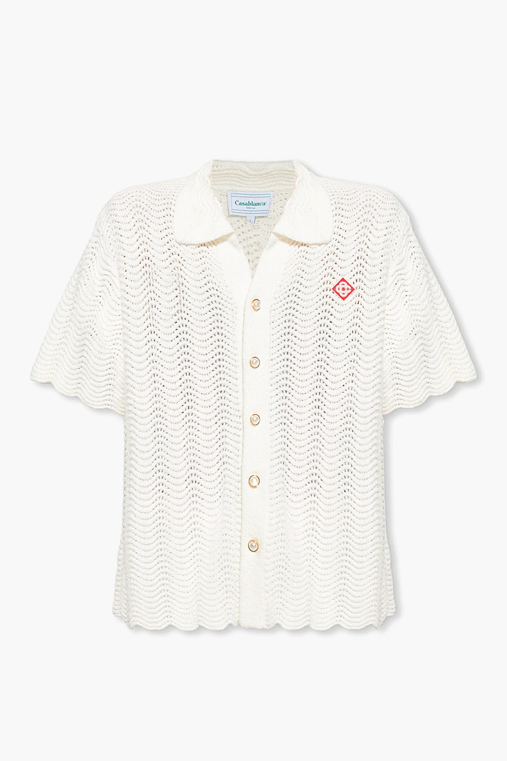 Cardigan with logo