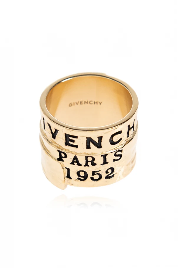 GOLD Ring mit eingraviertem Logo