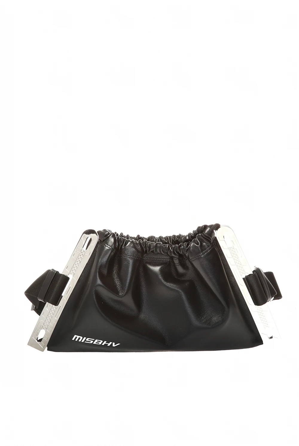 BLACK Belt bag with logo