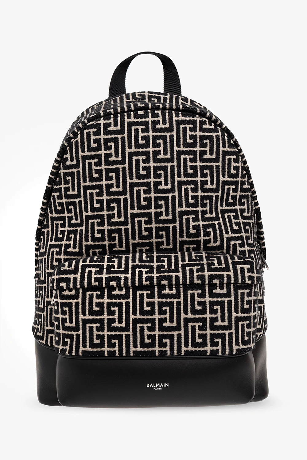 BLACK Patterned backpack